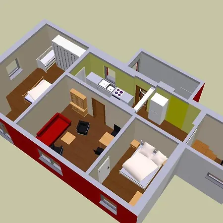 Christa - Familienfreundliche Mit Charme Lägenhet